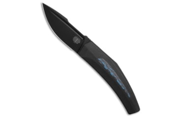Image of Steel Addiction Knives Tashi Bharucha + Lee Williams Small Krypton Black Ti/Artic Storm 3.1" PVD, Black/Blue, Elmax, adult, BHQ-220009