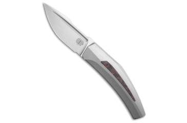 Image of Steel Addiction Knives Tashi Bharucha + Lee Williams Small Krypton Ti/Red Dark Matter 3.1" Satin, Gray/Black, Elmax, adult, BHQ-220005