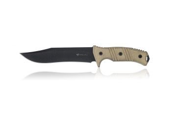 Image of Steel Will Chieftain Clip-Point Fixed Blade Knife, Green 1610