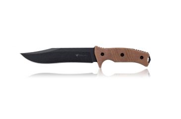 Image of Steel Will Chieftain Clip-Point Fixed Blade Knife, Orange 1620