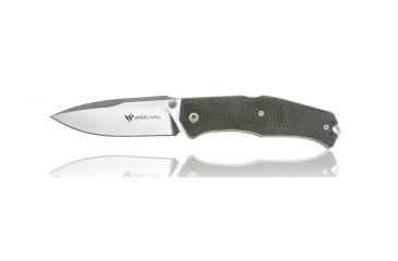 Image of Steel Will Gekko Folding Knife Blade 7.87 in OAL, Green 1550