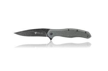 Image of Steel Will Intrigue Folding Knife, 3.60 inch, D2 Steel, Drop Point, Gray, FRN Handle, Stainless Steel F45-15