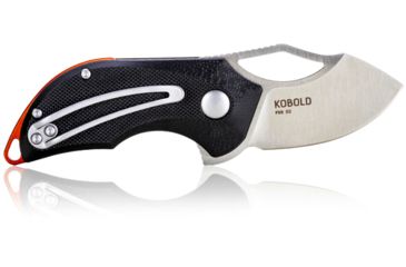 Image of Steel Will Kobold Folding Knife, 1.75in, D2, Drop Point, Satin Blade, G10 Anodized Handle, Black, SWF66-16