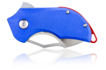 Image of Steel Will Kobold Folding Knife, 1.75in, D2, Drop Point, Satin Blade, G10 Anodized Handle, Blue, SWF66-14