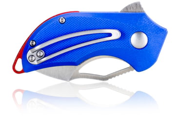 Image of Steel Will Kobold Folding Knife, 1.75in, D2, Drop Point, Satin Blade, G10 Anodized Handle, Blue, SWF66-14