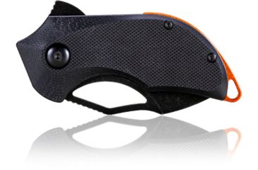 Image of Steel Will Kobold Folding Knife, 1.75in, D2, Drop Point, Stonewashed Black Blade, G10 Anodized Handle, Black, SWF66-04