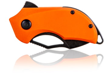 Image of Steel Will Kobold Folding Knife, 1.75in, D2, Drop Point, Stonewashed Black Blade, G10 Anodized Handle, Orange, SWF66-22