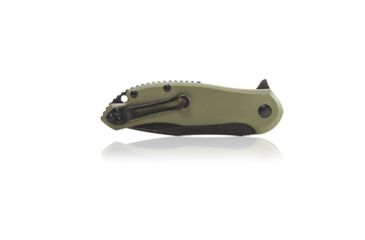 Image of Steel Will Lanner Folding Knife, 3.75in D2 Steel Blade, Black Coated, Green Handle F35-33