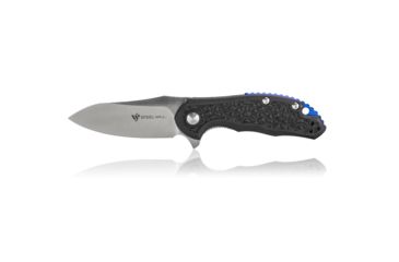 Image of Steel Will Modus Folding Knife, 2.75 inch, D2 Steel, Clip Point, Black, FRN Handle, Stainless Steel F25M-11