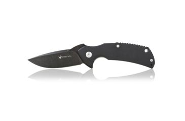 Image of Steel Will Plague Doctor Folding Knife, 3.4in, D2 Steel, G10 Handle, Black Stonewash Finish, Black/Black F16M-09