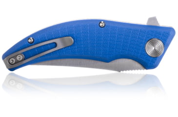 Image of Steel Will Sargas Folding Knife, 3.25in, D2, Clip Point, Satin Blade, G10 Anodized Handle, Blue, SWF60-11