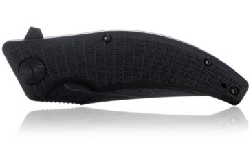 Image of Steel Will Sargas Folding Knife, 3.25in, D2, Clip Point, Stonewashed Black Blade, G10 Anodized Handle, Black, SWF60-08