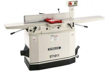Image of Steelex 8in Jointer with Helical Cutterhead, Mobile Base and Parallelogram Beds ST1011