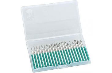 Image of Steelex Plus Diamond Grit Burr Set, 150 Grit, Mini Set, 20 pc., 1/8in. Shank D2471