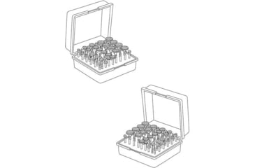 Image of Steelex Plus Diamond Grit Burr Set, 180 Grit, 50 pc., 1/8in. Shank D2474