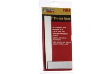 Image of Steelex Hardened Tempered Steel Precision Square, Polished, 5 in. Blade Length, 4 in. Beam Length D3384