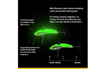 Image of SteelShad Heavy, 1/2 Oz, Glow Yellow, SSL-10216