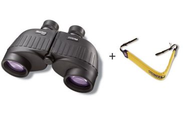 Image of Steiner 7x50 Marine Rubber Armored Binoculars, w/ Steiner Binocular Float Strap, Yellow, 768, 575-KIT