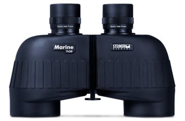 Image of Steiner 7x50 Marine Waterproof Rubber Armored Porro Prism Binoculars, Black, New, 575