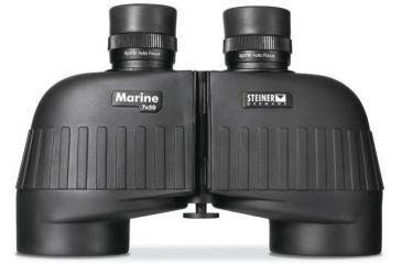 Image of Open Box DMO, Steiner 7x50 Marine Waterproof Rubberized Porro Prism Binoculars, Black, 575-DMO