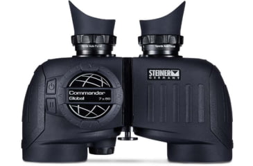 Image of Steiner Commander Global 7x50mm Porro Prism Marine Binoculars, NBR Long Life Rubber Armoring, Black, 4961