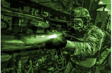 Image of Steiner DBAL-A3 Green Laser Devices w/ IR Pointer and IR Illuminator, Black, 9008