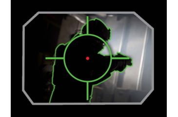 Image of EDEMO, Steiner Close Quarter Red Dot Thermal Sight, 2.5 MOA Dot Reticle, Black, 9510