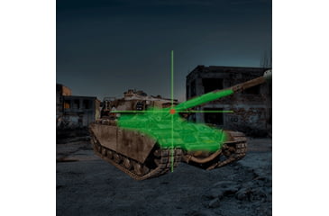 Image of EDEMO, Steiner Close Quarter Red Dot Thermal Sight, 2.5 MOA Dot Reticle, Black, 9510