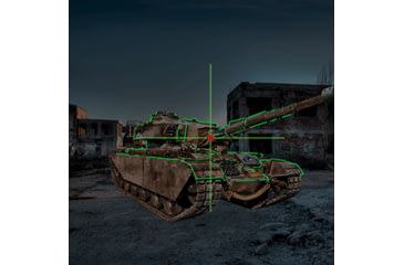 Image of EDEMO, Steiner Close Quarter Red Dot Thermal Sight, 2.5 MOA Dot Reticle, Black, 9510