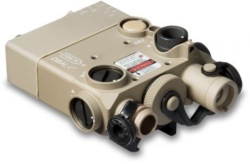 Image of Steiner DBAL-I2 Dual Beam Aiming Laser Device, w/ Visible and IR Laser, Red/IR Laser, Desert Tan, 9005
