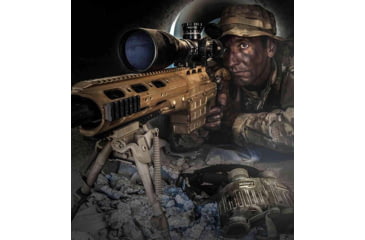 Image of Steiner M5Xi Military Scopes Rifle Scope, 5-25x56mm, 34mm Tube, First Focal Plane, MSR2 Reticle, Matte, Black, 8704-MSR V2