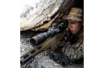 Image of Steiner M5Xi Military Scopes Rifle Scope, 5-25x56mm, 34mm Tube, First Focal Plane, MSR2 Reticle, Matte, Black, 8704-MSR V2