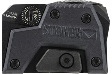 Image of Steiner MPS 2.0 1x Micro Pistol Reflex Red Dot Sight, 3.3 MOA Dot Reticle, Black, 8700000040