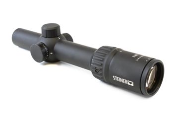 Image of Steiner P4Xi Rifle Scope, 1-4x24mm, 30mm Tube, Second Focal Plane, P3TR Reticle, Matte, Black, 5202