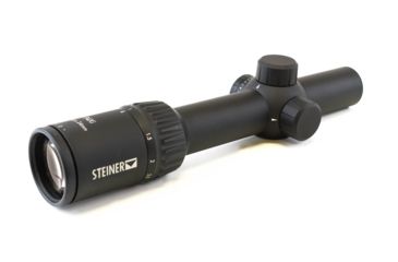Image of Steiner P4Xi Rifle Scope, 1-4x24mm, 30mm Tube, Second Focal Plane, P3TR Reticle, Matte, Black, 5202