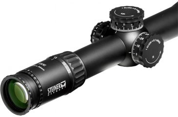 Image of Steiner T5Xi 5-25x56 mm Rifle Scope, 34mm Tube, First Focal Palne, Red SCR Reticle, Matte, Black, 5122