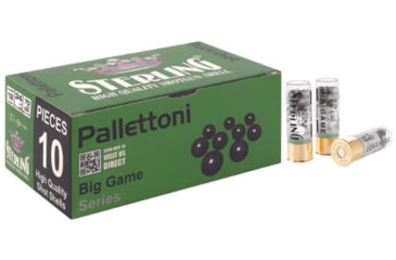 Image of Sterling 12 Gauge 00 Buck 9 Pellet 2 3/4 in Shotgun 00 Buckshot Ammo, 10 Round, 8698779949730