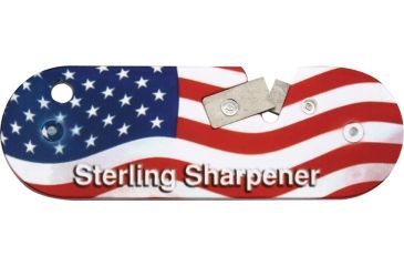 Image of Sterling Sharpeners Compact Knife Sharpener, American Flag, STSUSA