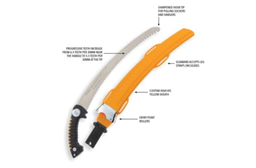 Image of Silky Sugoi Hand Saw, Black/Yellow, 420mm, 390-42