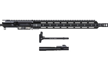Image of Stern Defense AR-15 Upper Receiver, 9mm, 16.1in Barrel, 15in MLOK Rail, SD BU9 Bolt, SD CH1 Charging Handle, SCB 9 Comp Break, Black, 015-SD15INCHMOD4-KK