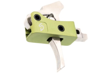 Image of Stern Defense HS2 Hybrid 2 Stage NiB Drop In Trigger, Green / Silver, 009-H2S-NIB-D1-M