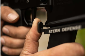 Image of Stern Defense RAB-AD Series Rapid Attach Buttstock Adapter, Black, 008-SD RAB-AD-D1-M
