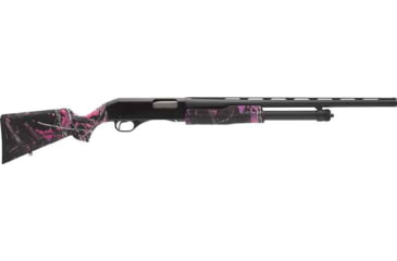 Image of Stevens Arms 320 Field 3in Field Pump Youth Shotgun, 20 Gauge, 22in BBL, Synthetic Muddy Girl Stock, Blued, 22561