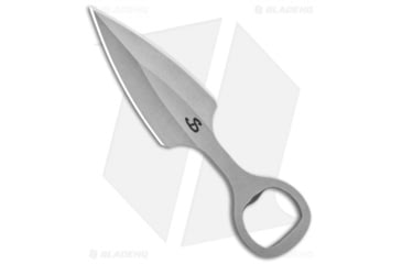 Image of Stice Handmade Knives P-Dag Neck Dagger Fixed Blade Knife, 2.75in, 154CM, Dagger Blade, Stainless Steel, Gray Handle, Gray/Gray, 5.25 inch, BHQ-85909