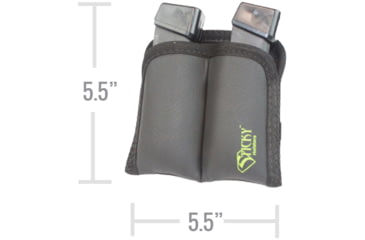 Image of Sticky Holsters Dual Mag Sleeve, Black, Dual Mag Sleeve