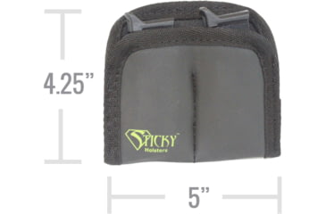 Image of Sticky Holsters Dual Mini Mag Sleeve, Black, Dual Mini Mag Sleeve