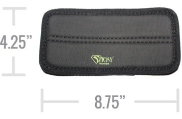 Image of Sticky Holsters Hybrid Holster Pad, Black, Hybrid Holster Pad