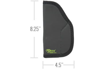 Image of Sticky Holsters LG-1L Holster, 1911, 5 inch Barrel, Ambidextrous, Black, Large, LG-1L