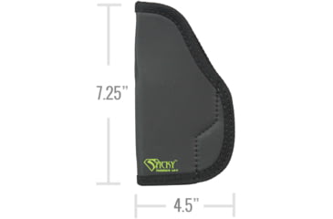 Image of Sticky Holsters LG-3 Holster, Gl 17, 22, 31, 34, 35, 37, Ambidextrous, Black, Large, LG-3