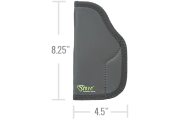 Image of Sticky Holsters LG-6L Holster, 5 inch Barrel, Gl 20/21, HK 45/P30L, S&amp;W M&amp;P 45, Ambidextrous, Black, Large, LG-6L